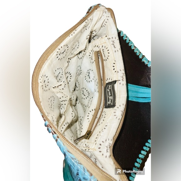 NWOT MYRA BAG EFFERVERSCENCE LEATHER & HAIR ON HIDE BAG - Picture 3 of 4